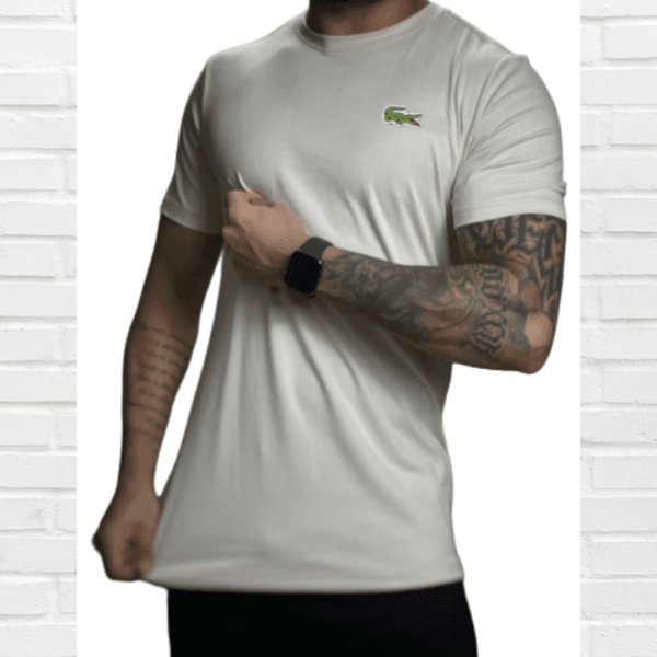 Camiseta Lacoste fio 40.1 com elastano - Image 8